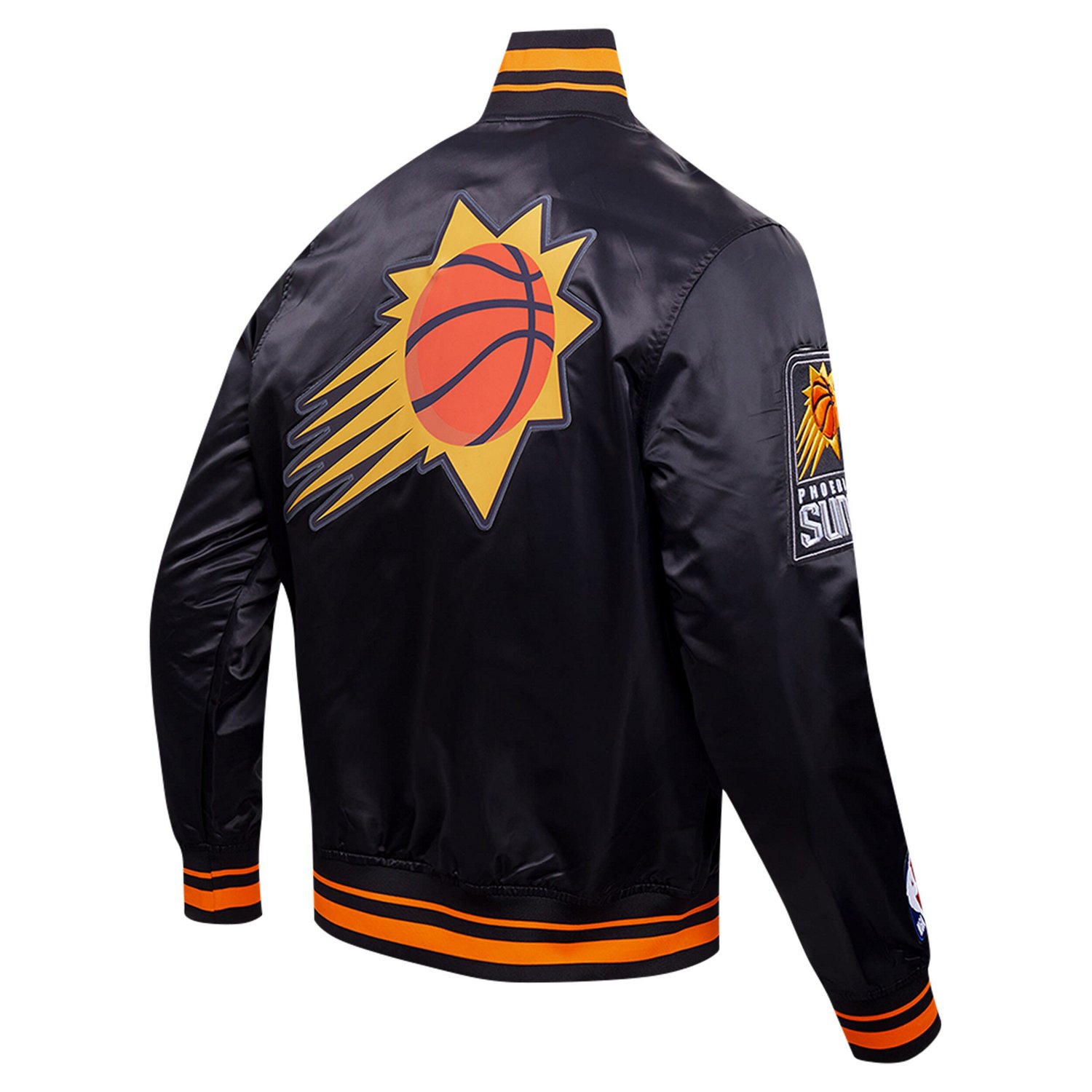 Pro Standard Phoenix Suns Script Tail Full-Snap Satin Varsity Jacket - view number 4