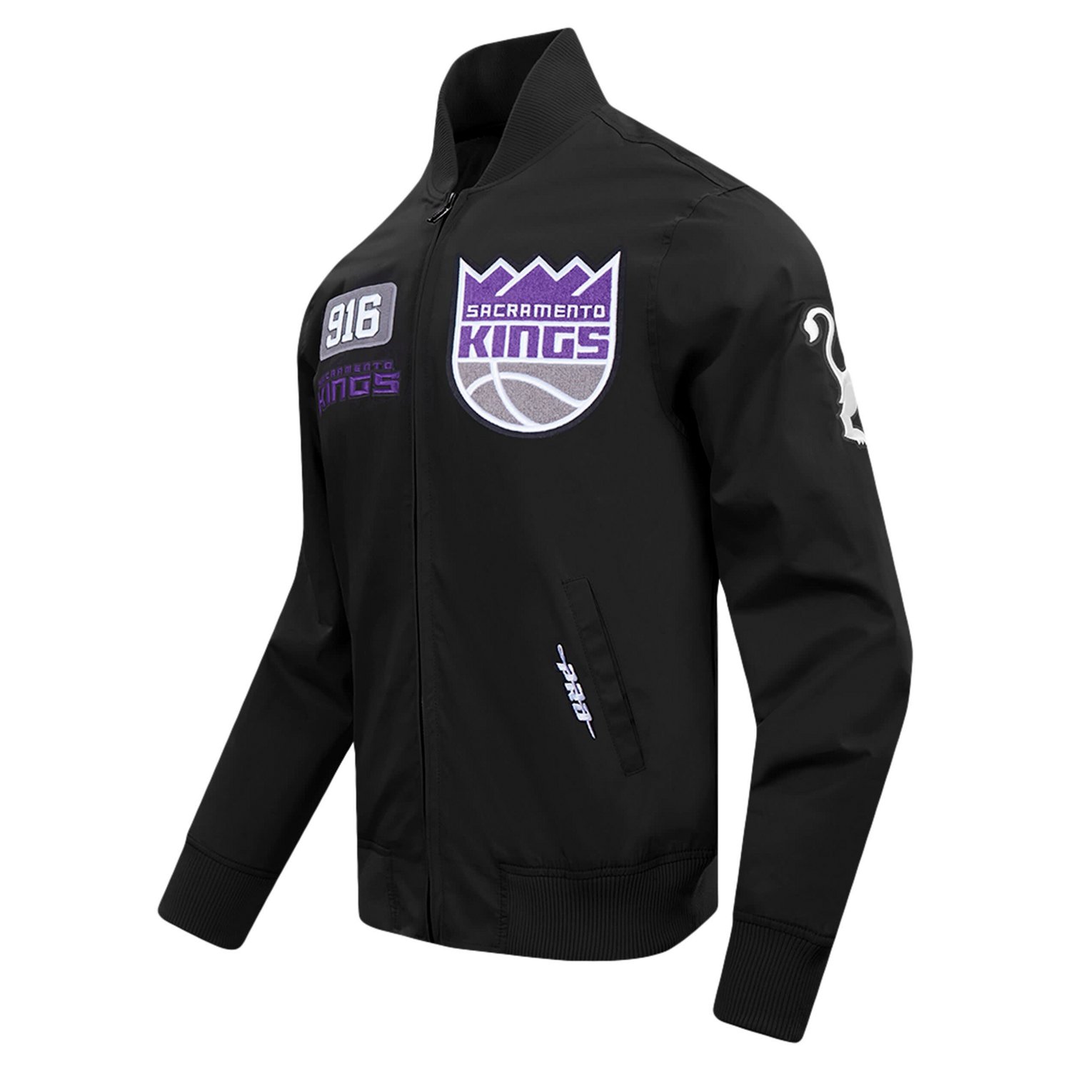 Pro Standard Sacramento Kings Area Code Twill Full-Zip Jacket - view number 2