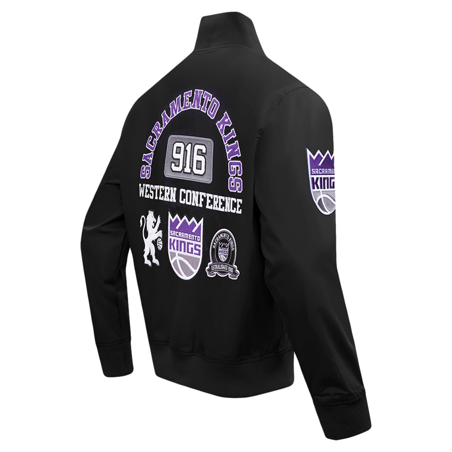 Pro Standard Sacramento Kings Area Code Twill Full-Zip Jacket - view number 3