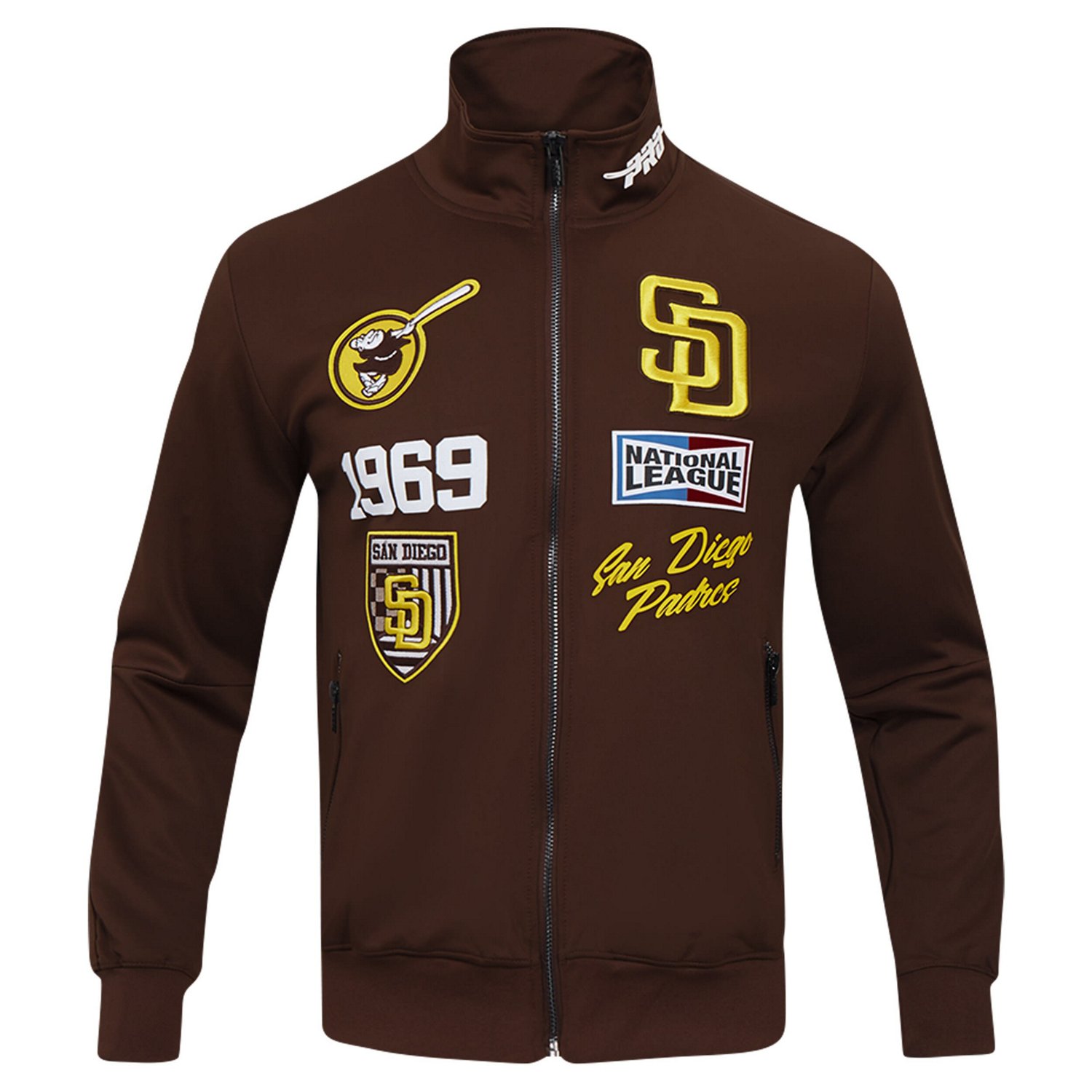 Pro Standard San Diego Padres Fast Lane Full-Zip Track Jacket - view number 4