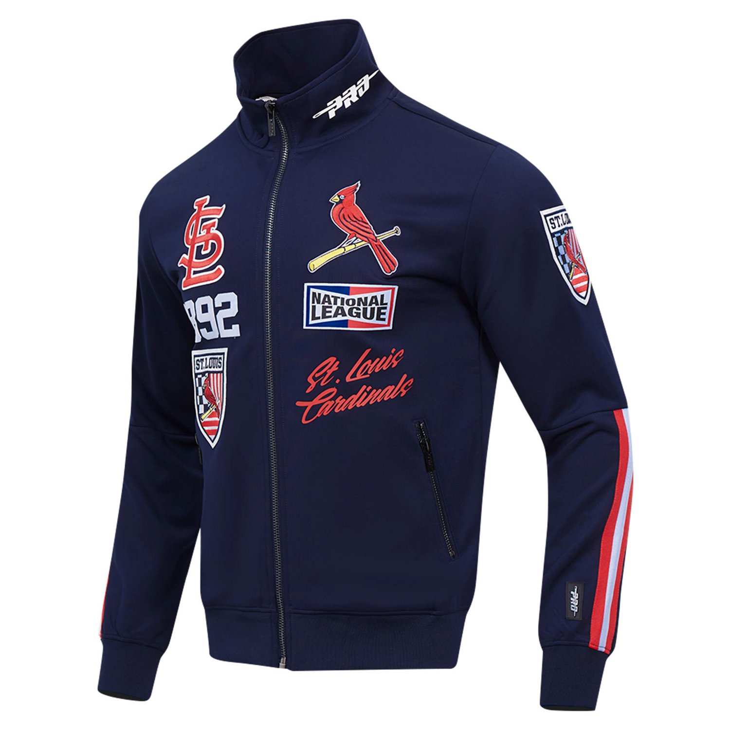Pro Standard St Louis Cardinals Fast Lane Full-Zip Track Jacket                                                                  - view number 2