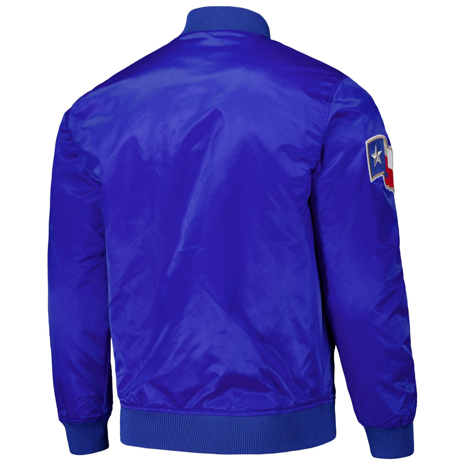 Pro Standard Texas Rangers Wordmark Satin Full-Snap Jacket - view number 3
