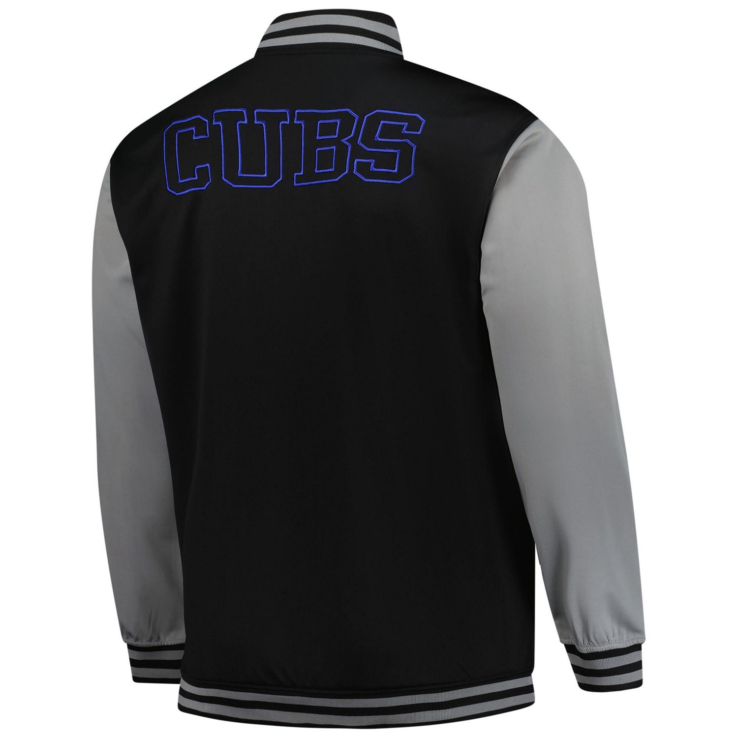 Profile Gray Chicago Cubs Full-Snap Varsity Jacket