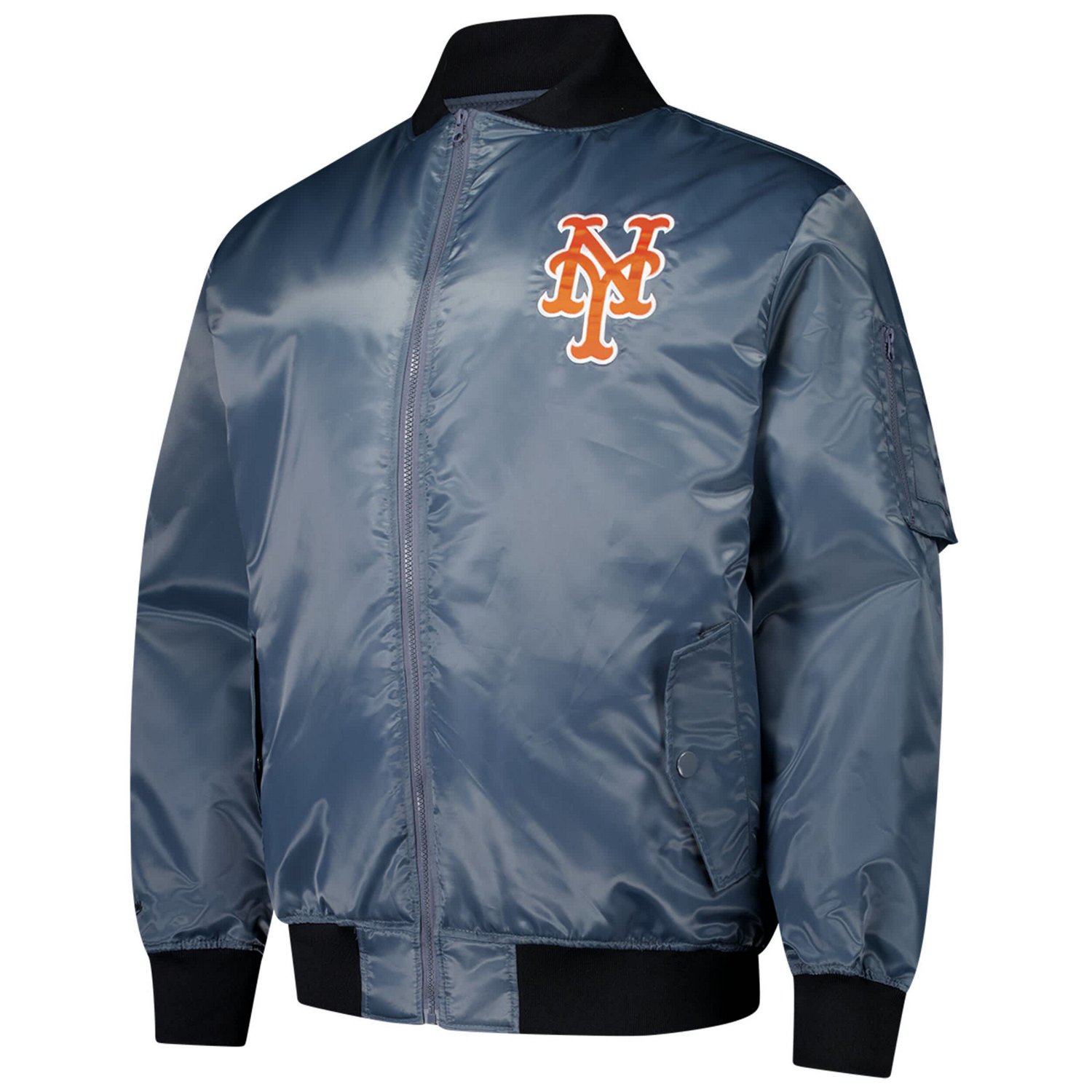 Profile New York Mets Big  Tall Full-Zip Bomber Jacket - view number 2