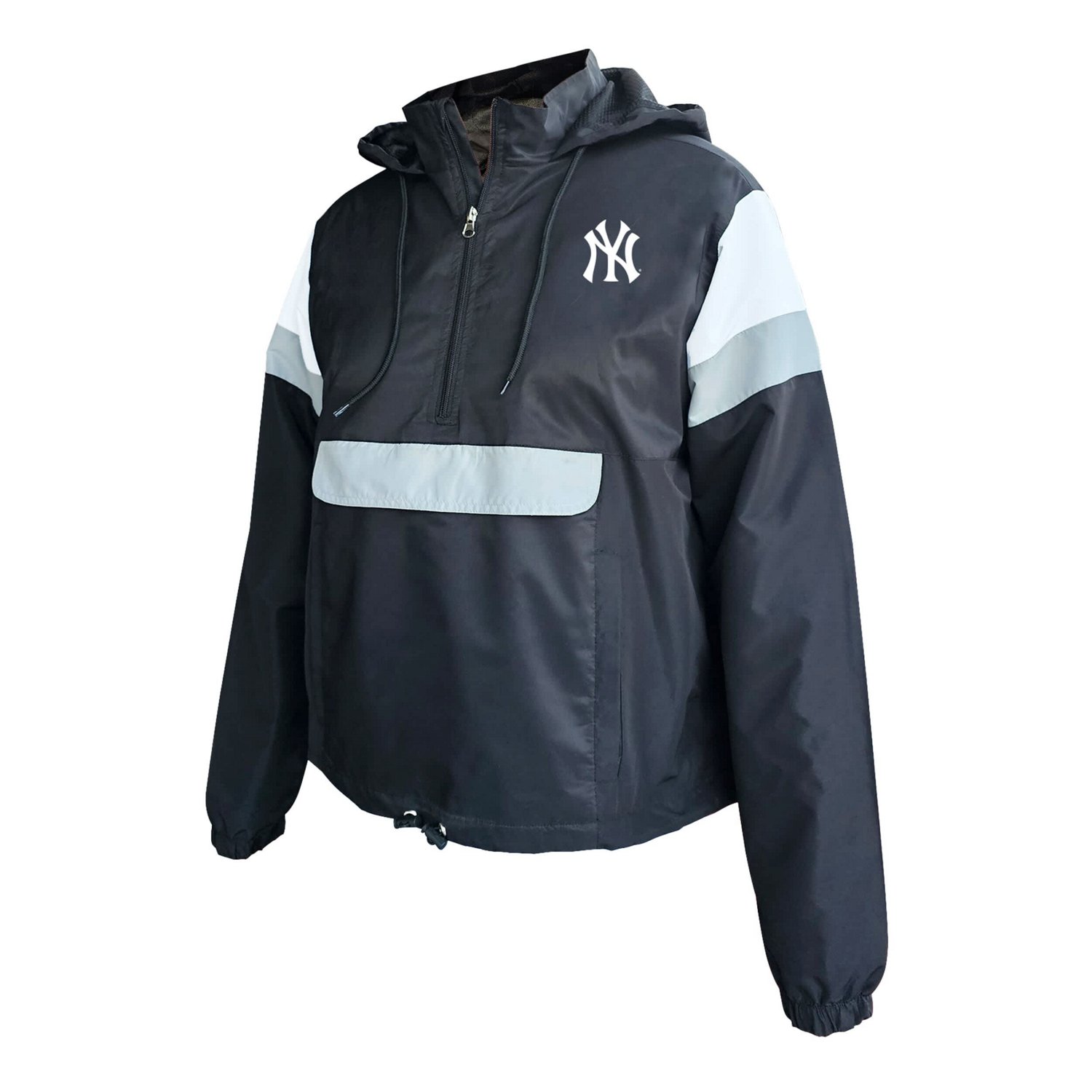 Profile New York Yankees Plus Size Anorak Hoodie Quarter-Zip Pullover - view number 2