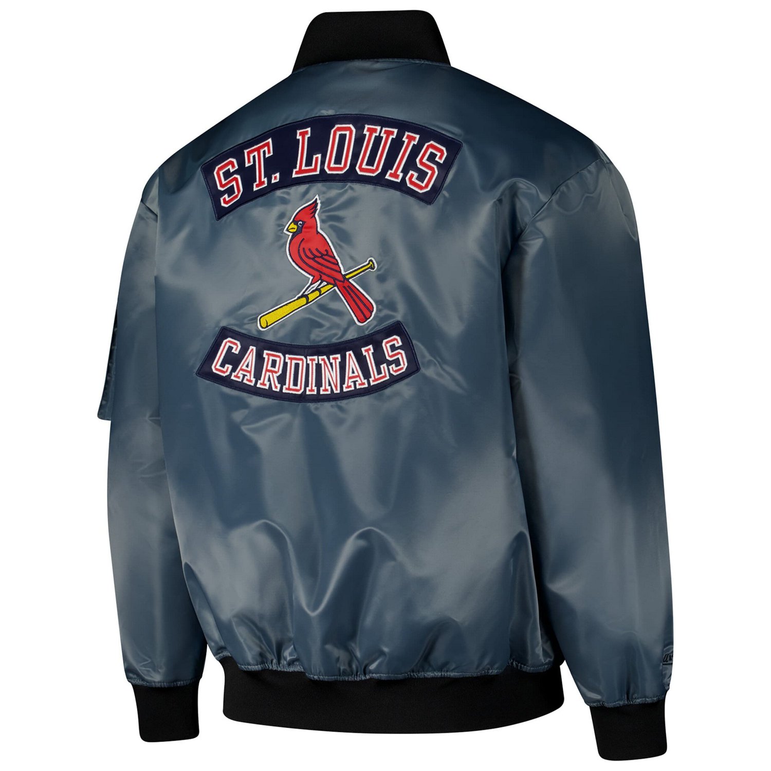 Profile St Louis Cardinals Big  Tall Full-Zip Bomber Jacket - view number 3