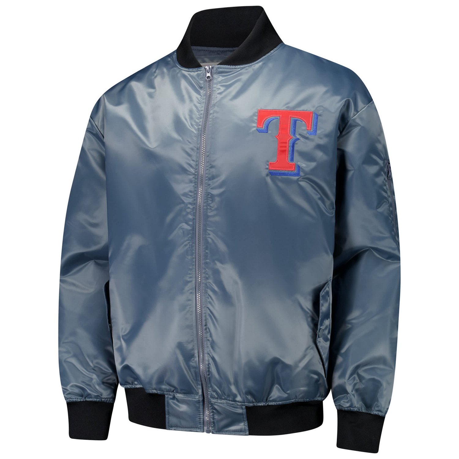 Profile Texas Rangers Big  Tall Full-Zip Bomber Jacket - view number 2