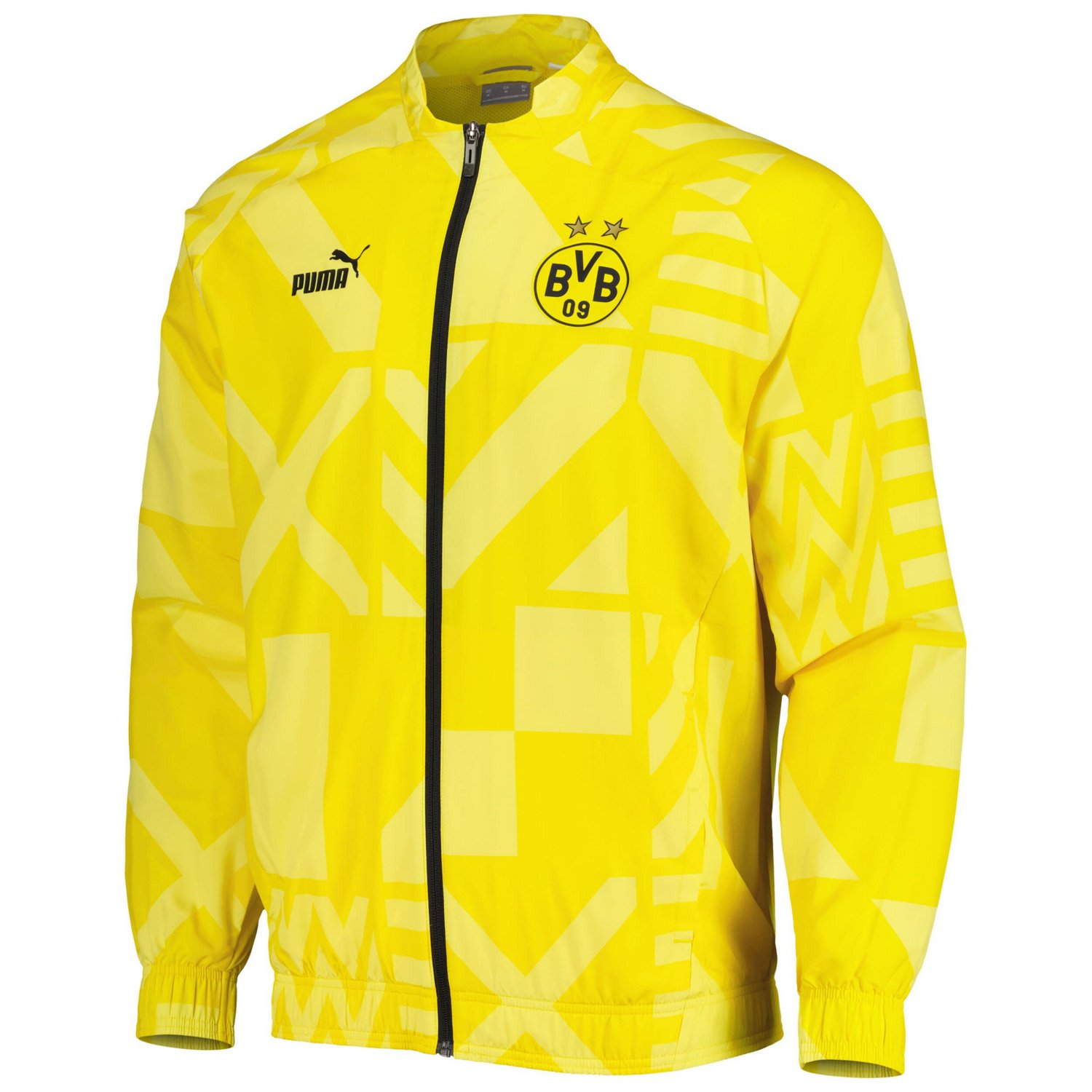Puma Borussia Dortmund Pre-Match Raglan Full-Zip Training Jacket - view number 2