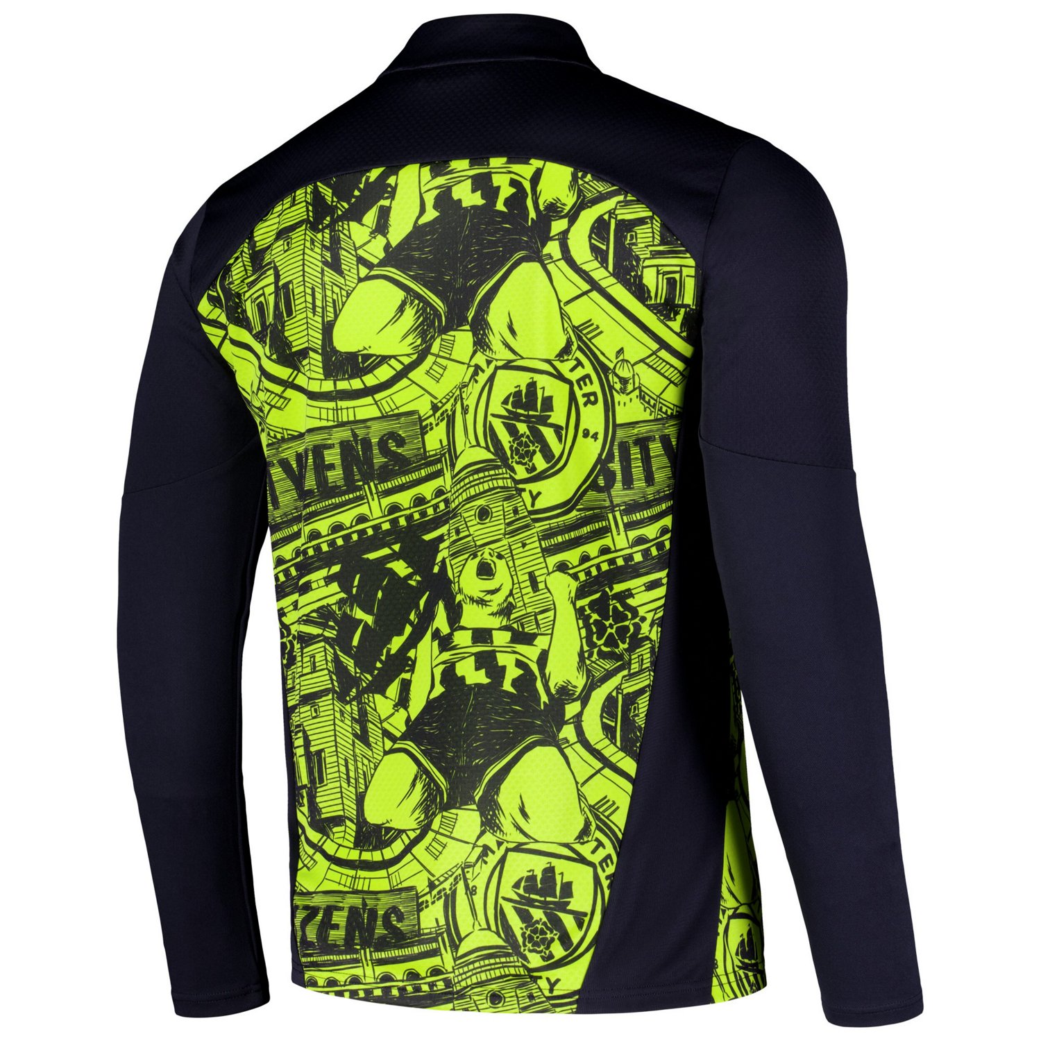 Puma Light Manchester City 2024 25 Pre-Match dryCELL Quarter-Zip Top - view number 3
