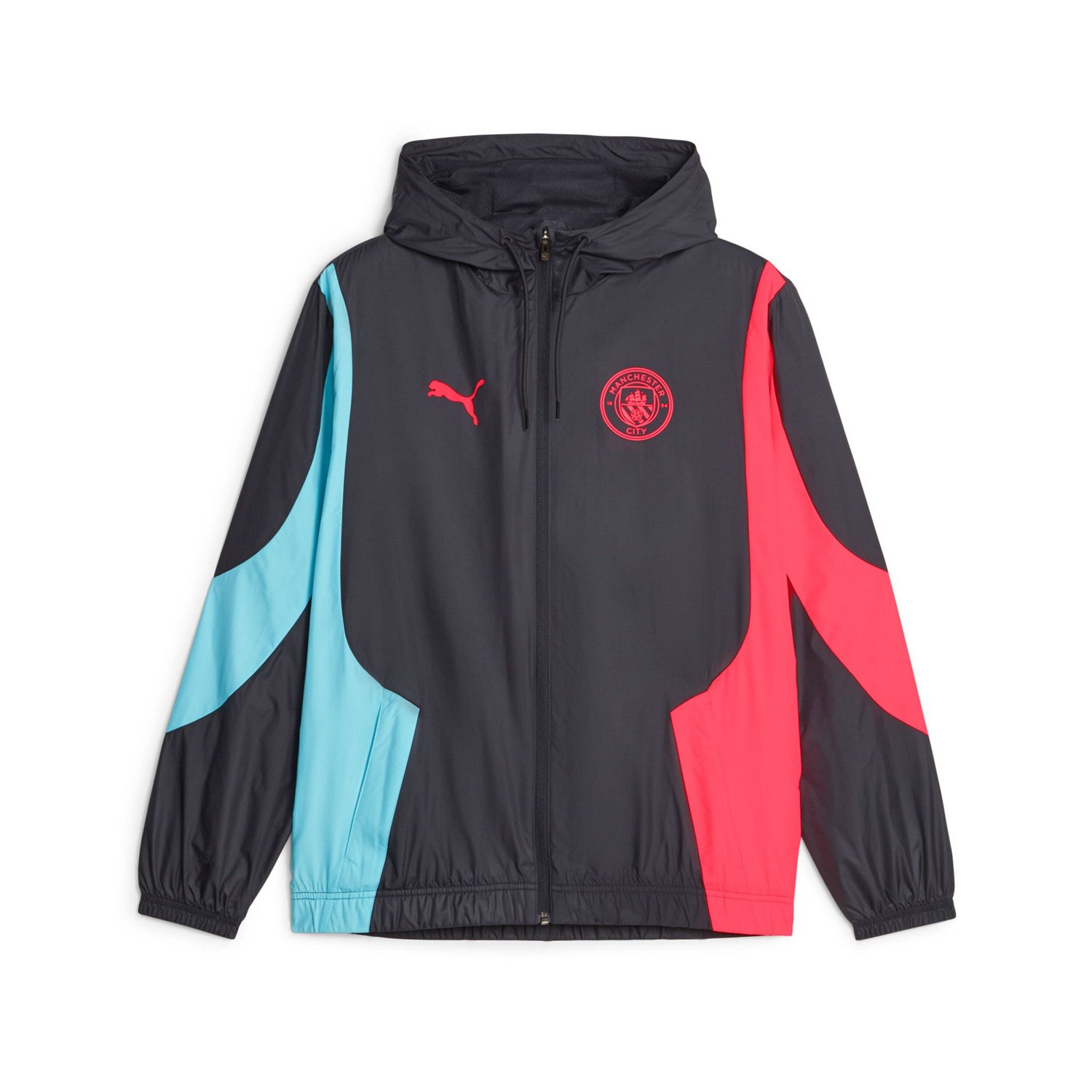 Puma Manchester City 2023/24 Pre-Match Anthem Full-Zip Hoodie Jacket - view number 2