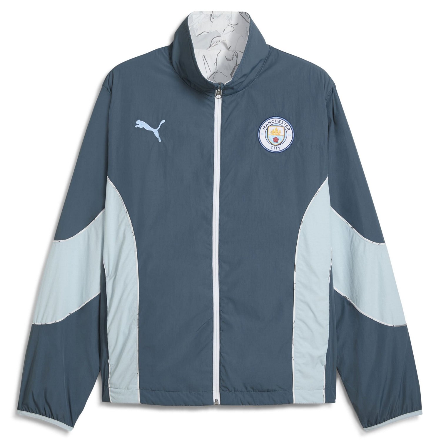 Puma x KidSuper Manchester City 2025 FIFA Club World Cup Reversible Full-Zip Jacket - view number 2