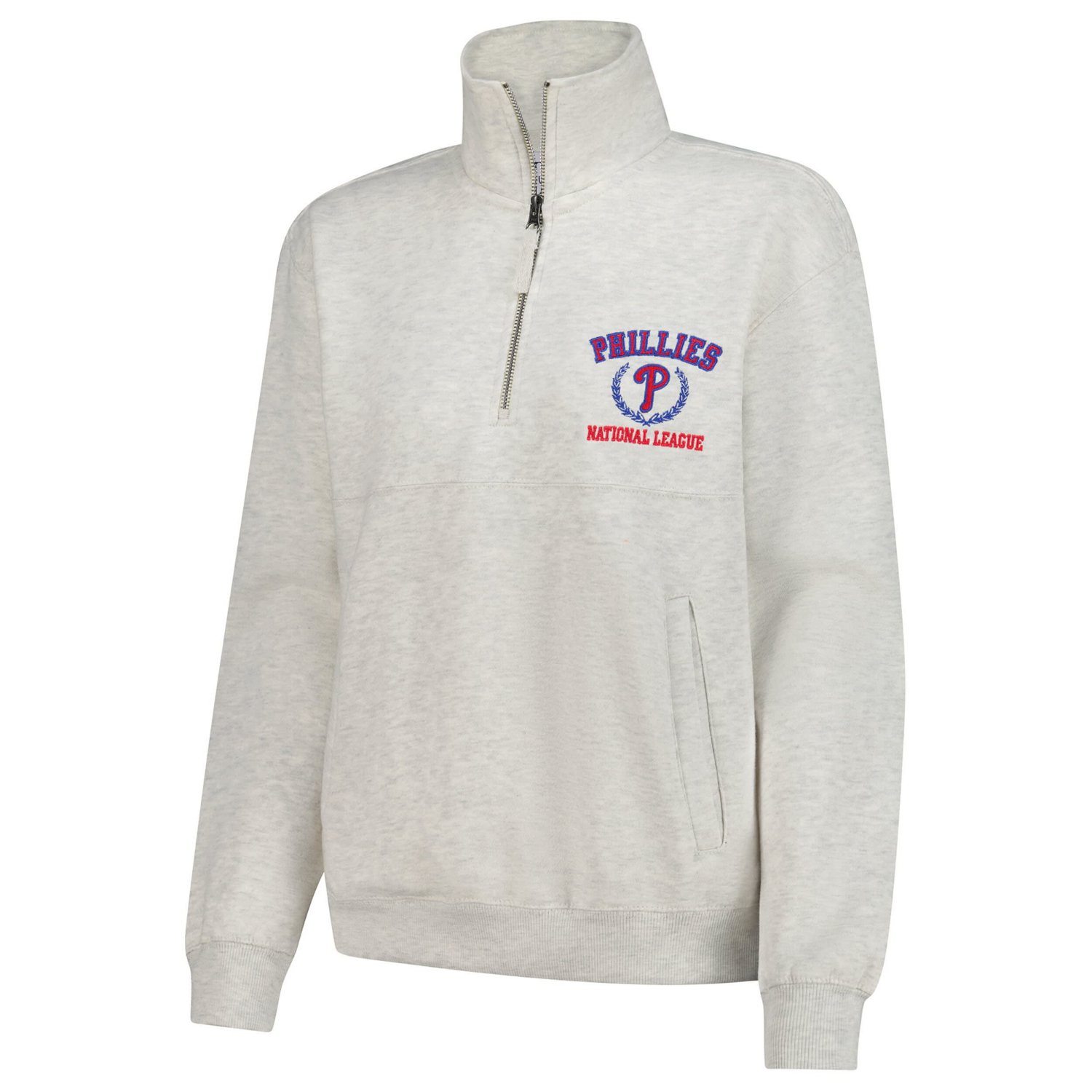 Soft as a Grape Philadelphia Phillies Quarter-Zip Fleece Pullover
