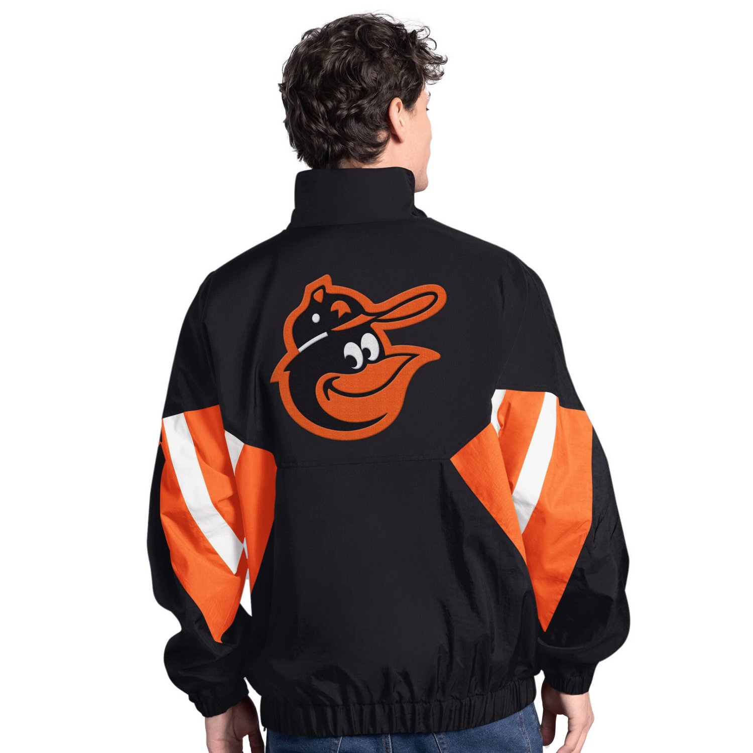 Starter Baltimore Orioles Cooperstown Chief Half-Zip Pullover - view number 2