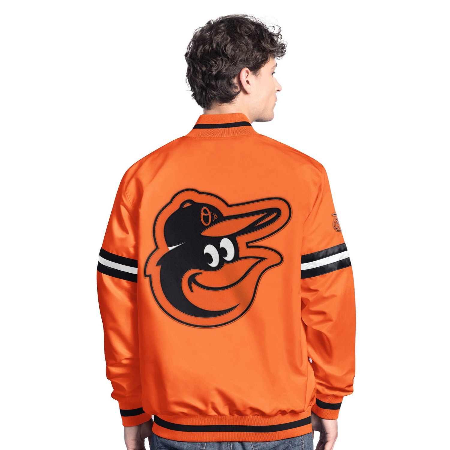 Starter Baltimore Orioles Scout Full-Snap Varsity Jacket - view number 2