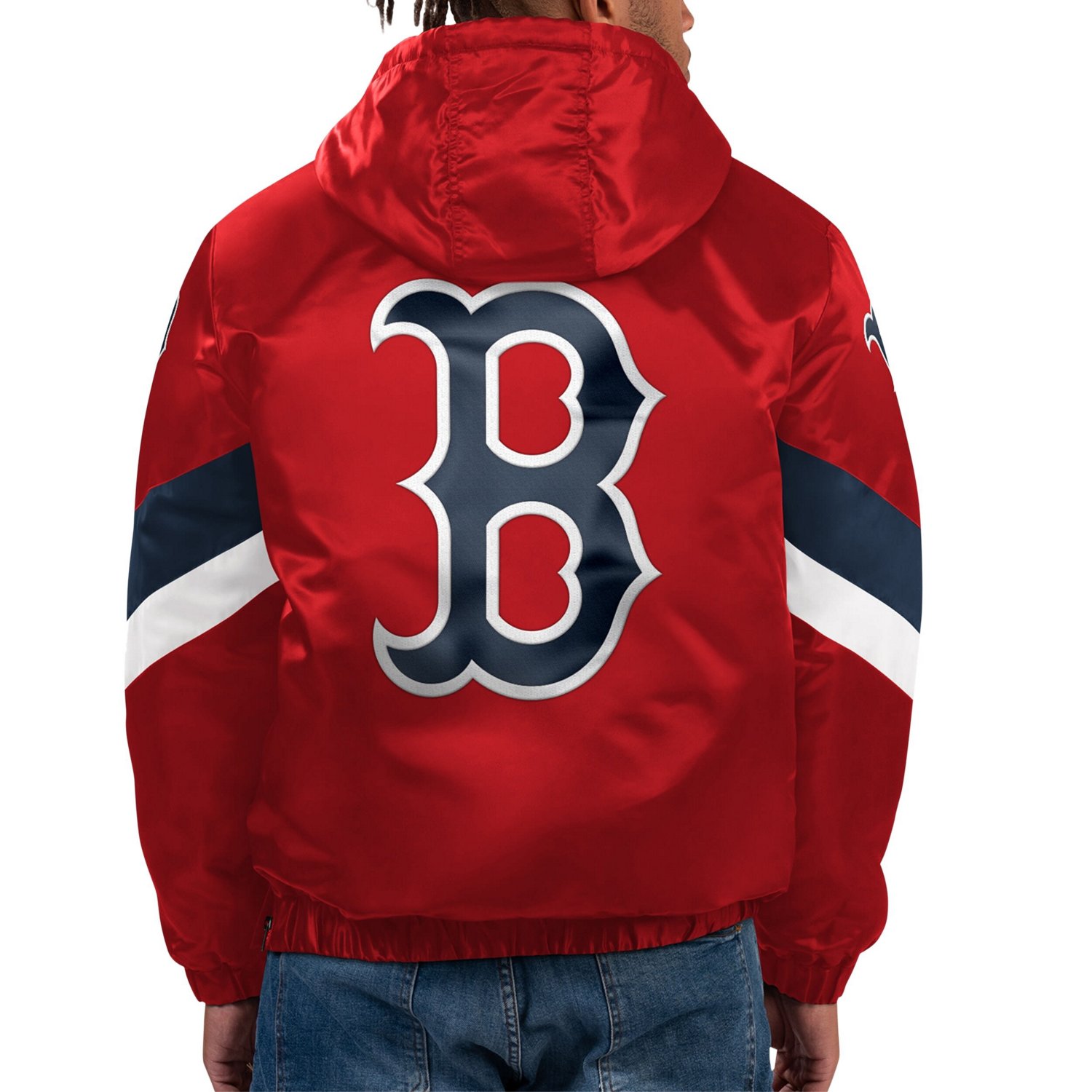 Starter Boston Sox Force Play II Half-Zip Hooded Jacket