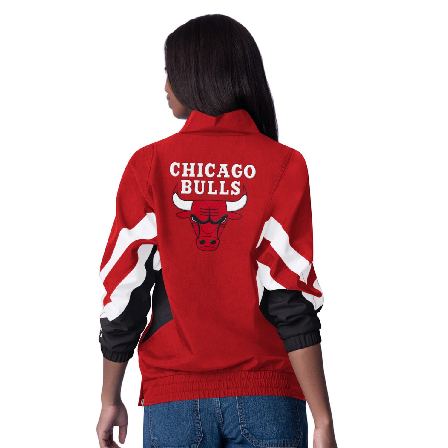 Starter Chicago Bulls Renegade Oxford Half-Zip Jacket - view number 2