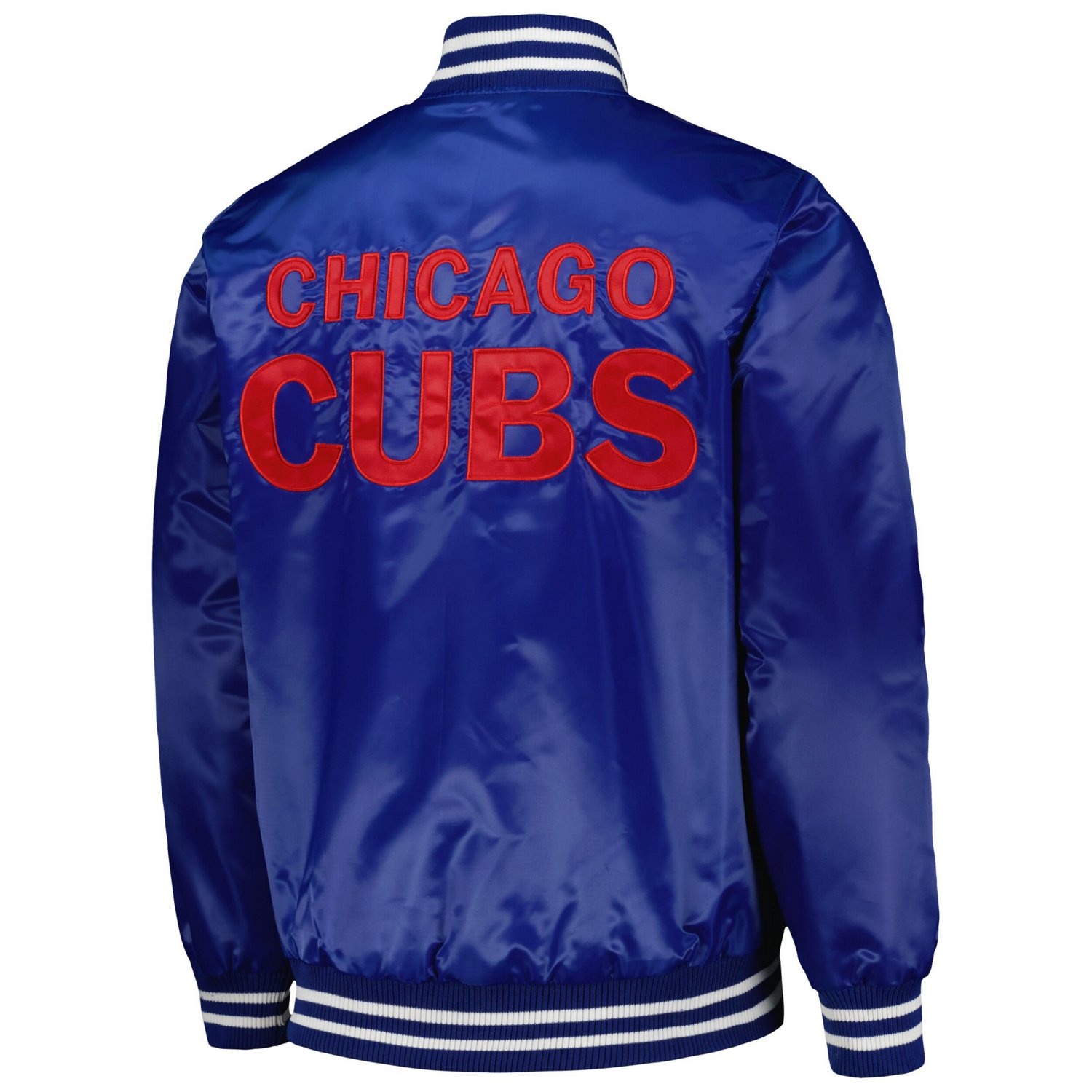 Starter Chicago Cubs Patch Full-Snap Jacket - view number 3