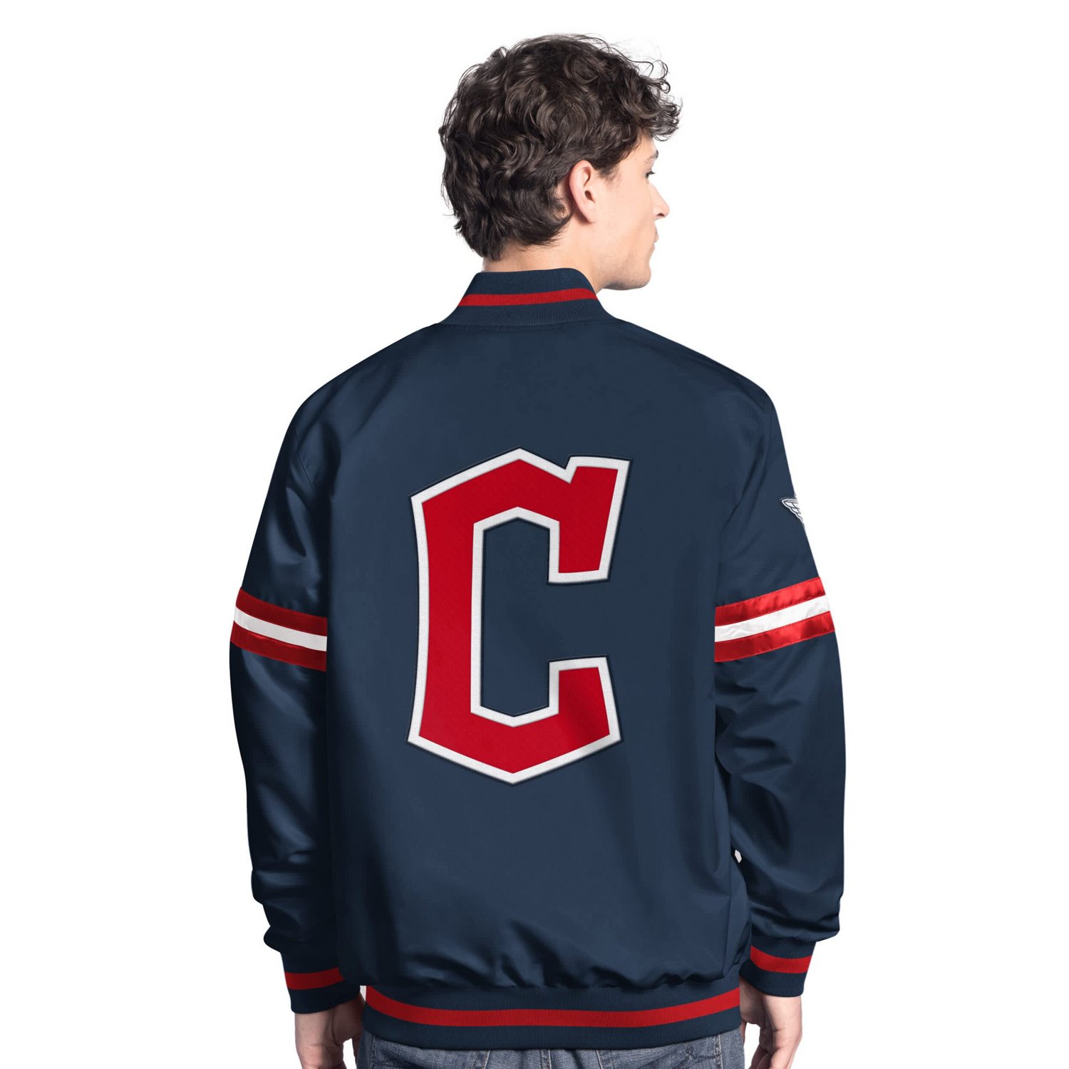 Starter Cleveland Guardians Scout Full-Snap Varsity Jacket - view number 2
