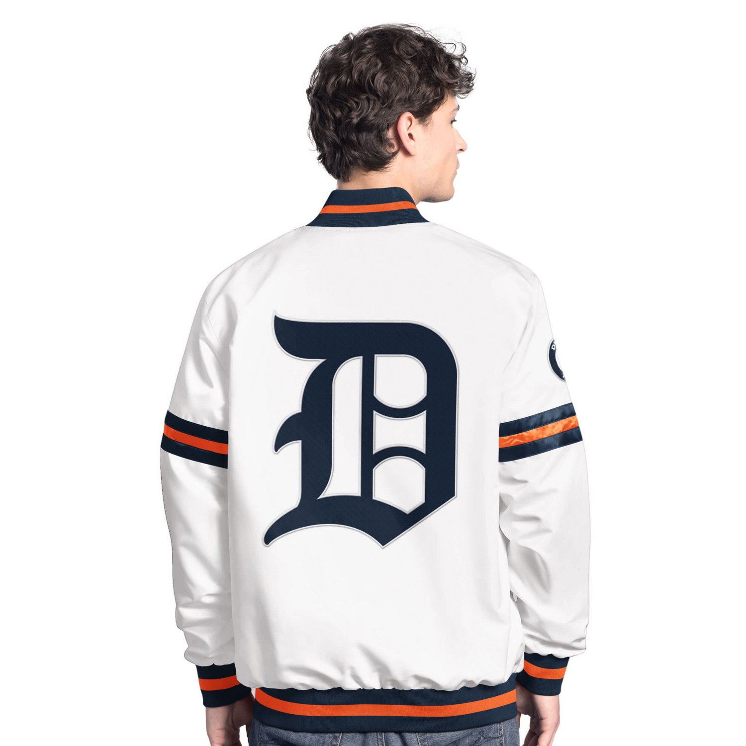 Starter Detroit Tigers Cooperstown Scout Full-Snap Varsity Jacket - view number 2