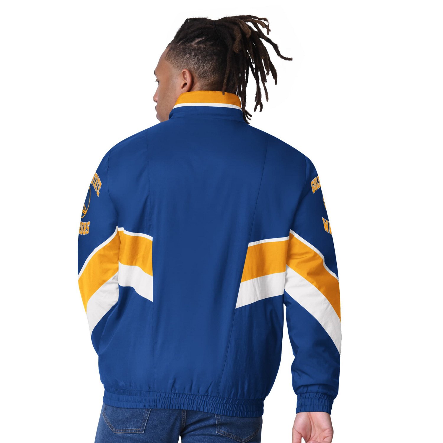 Starter Golden State Warriors Captain Oxford Full-Zip Jacket - view number 2