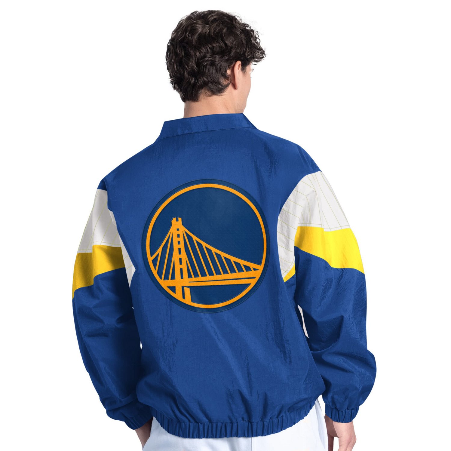Starter Golden State Warriors Yard Line Full-Zip Jacket