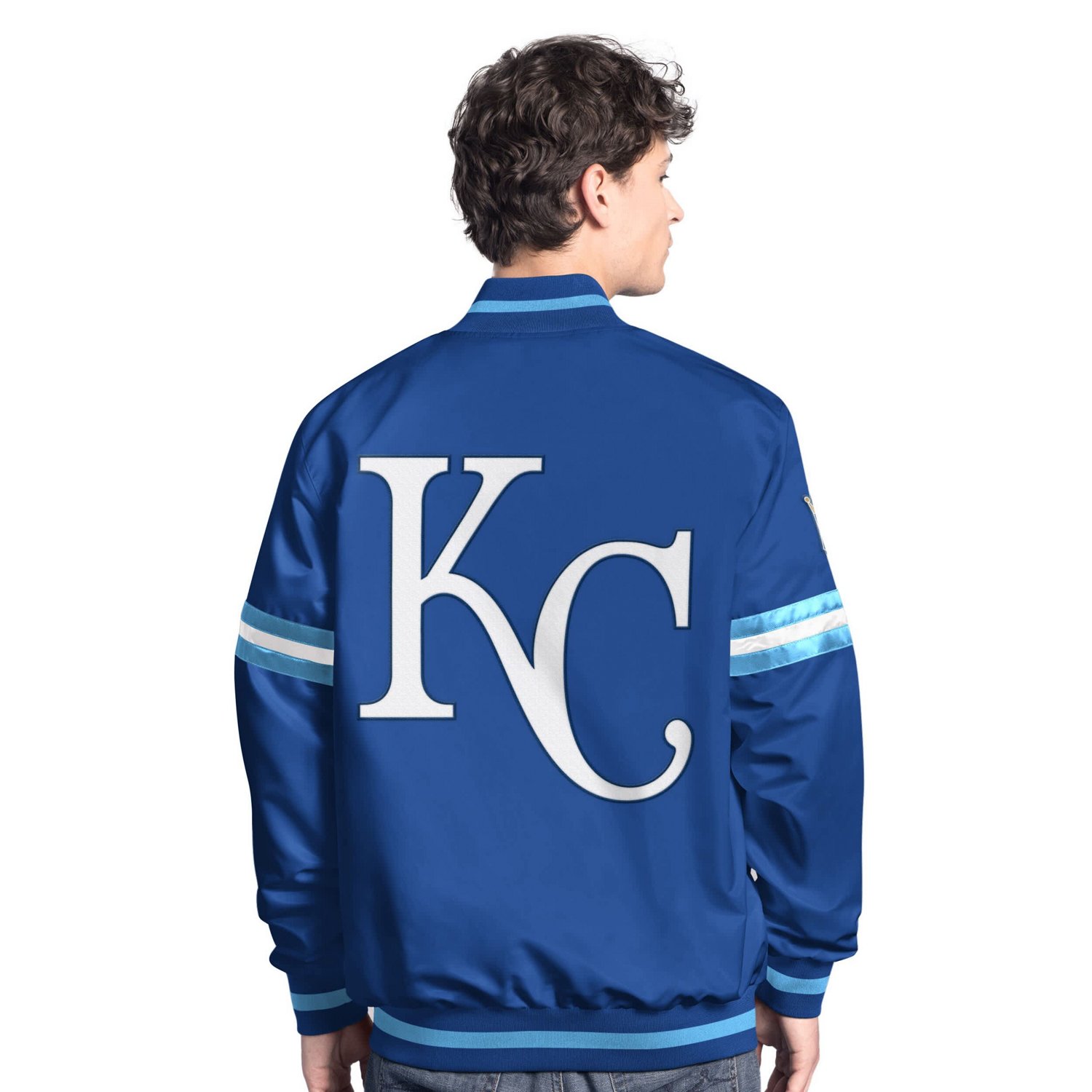Starter Kansas City s Scout Full-Snap Varsity Jacket - view number 2