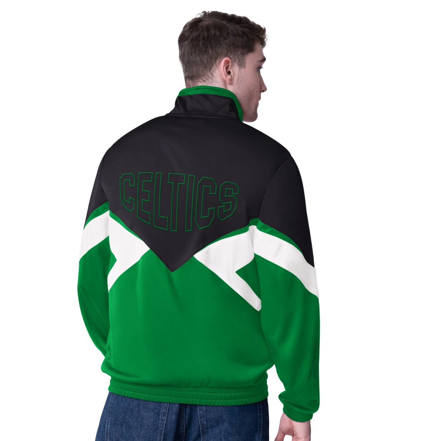 Starter Kelly Green Boston Celtics Rush Applique Full-Zip Track Jacket - view number 2