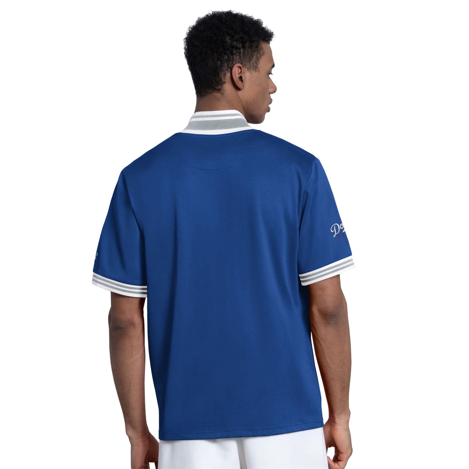 Starter Los Angeles Dodgers Button-Up Short Sleeve Jacket