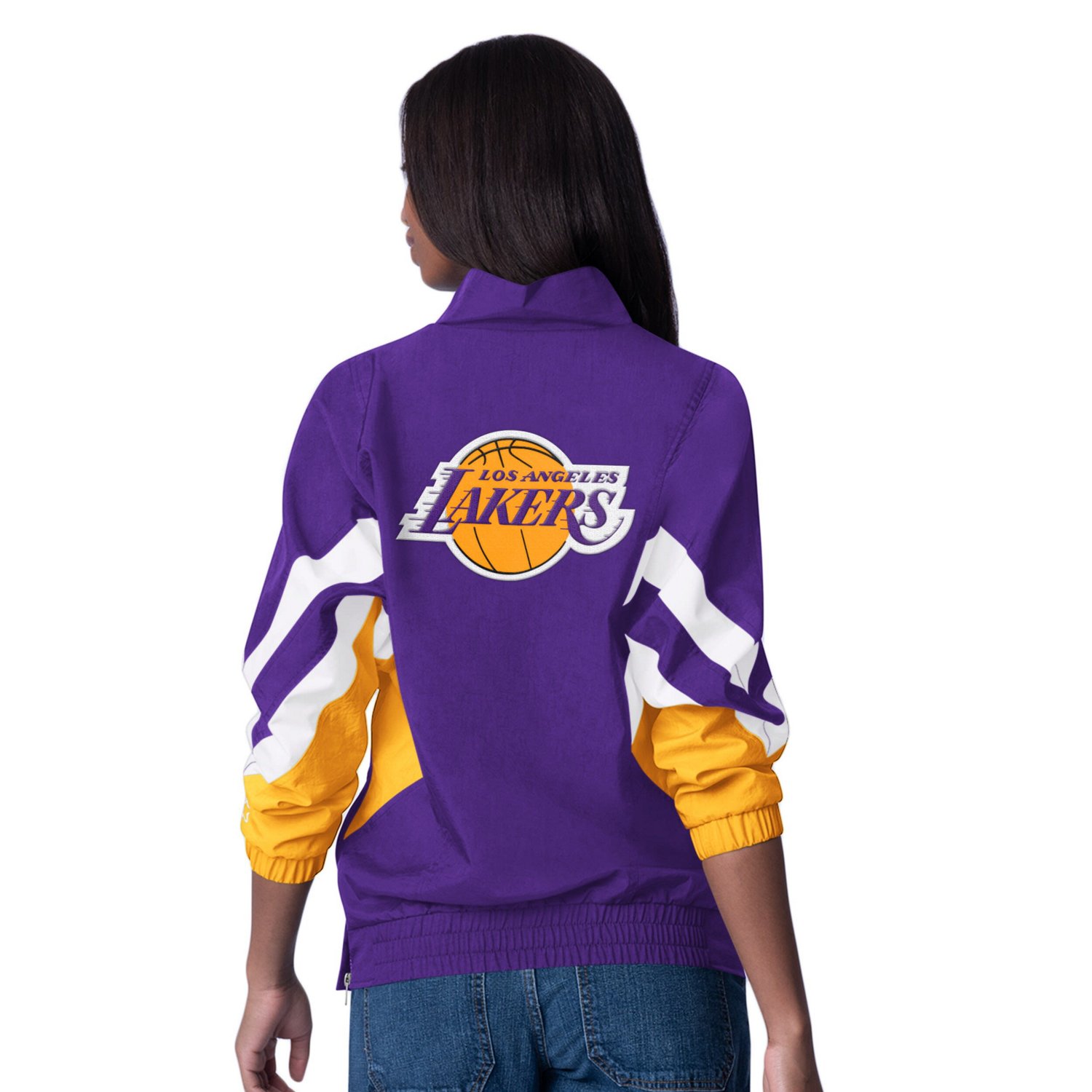 Starter Los Angeles Lakers Renegade Oxford Half-Zip Jacket