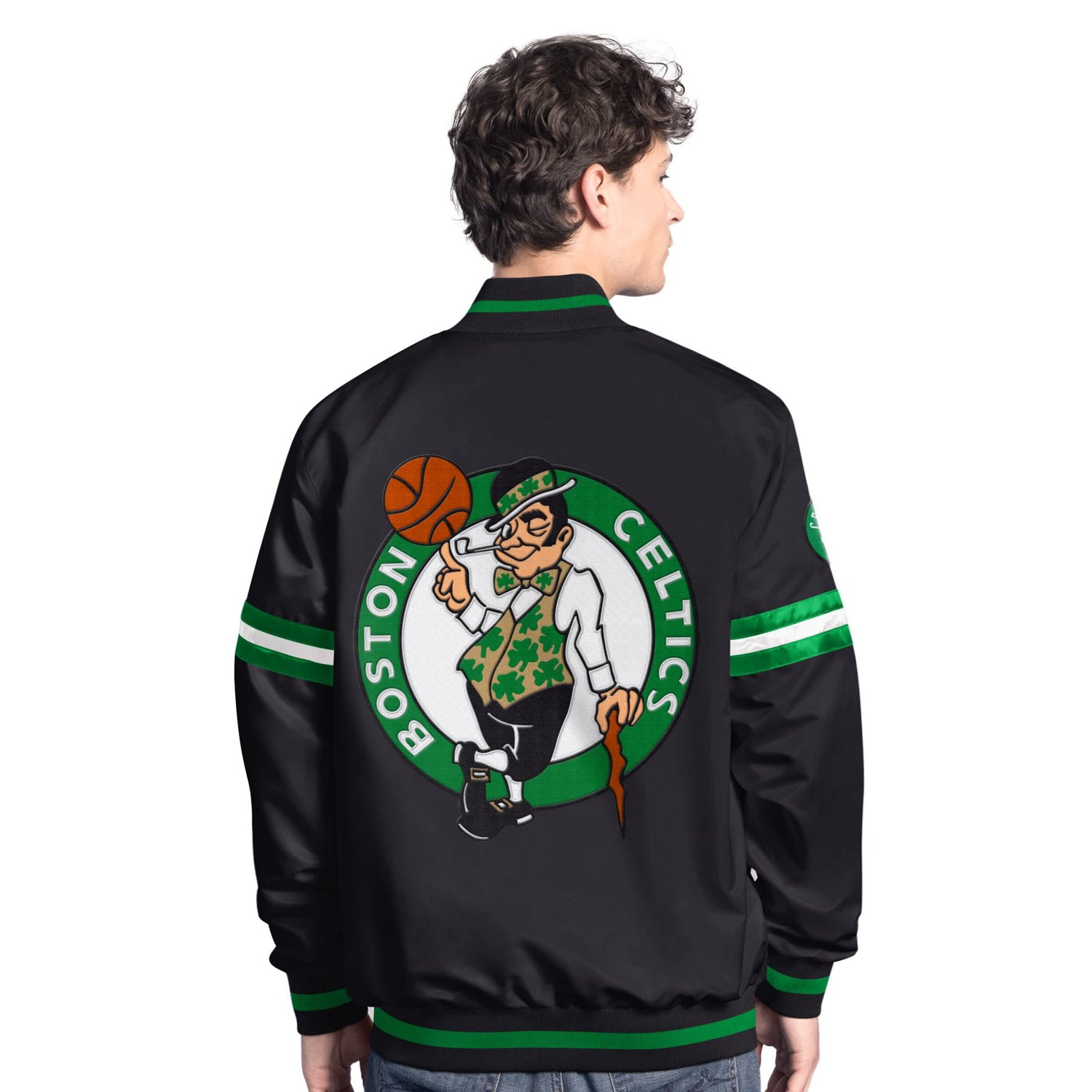 Starter Men's Boston Celtics Varsity Full-Snap Jacket - view number 2