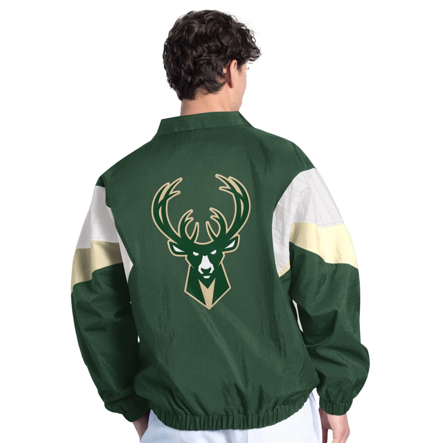 Starter Men's Milwaukee Bucks Yard Line Full-Zip Jacket - view number 2
