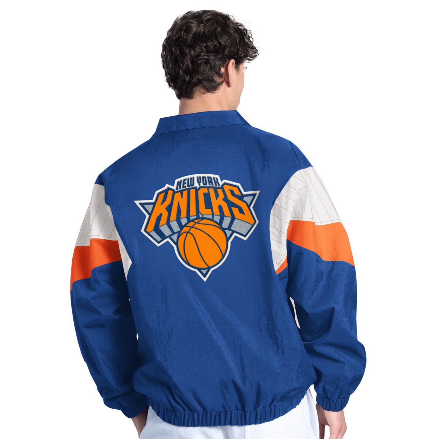 Starter Men's New York Knicks Yard Line Full-Zip Jacket