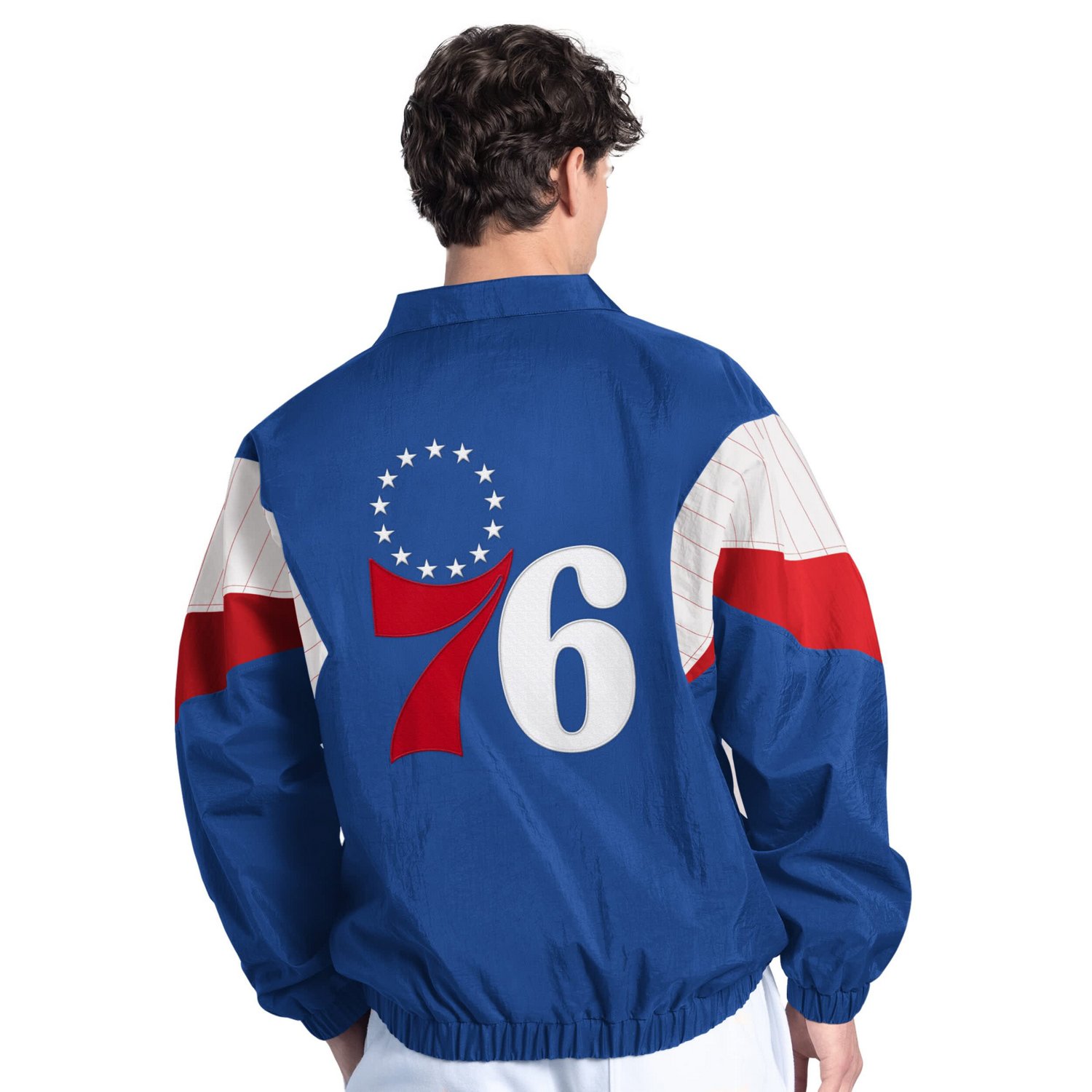 Starter Men’s Philadelphia 76ers Yard Line Full-Zip Jacket - view number 2