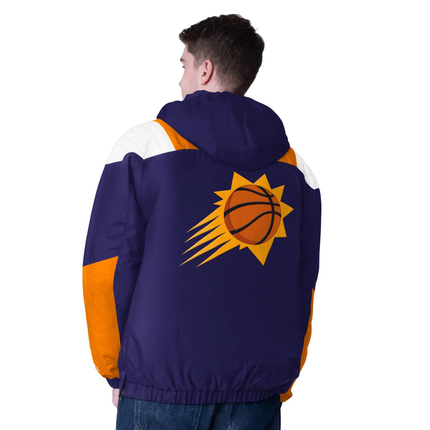 Starter Men’s Phoenix Suns Charger 1/2-Zip Pullover Jacket - view number 2