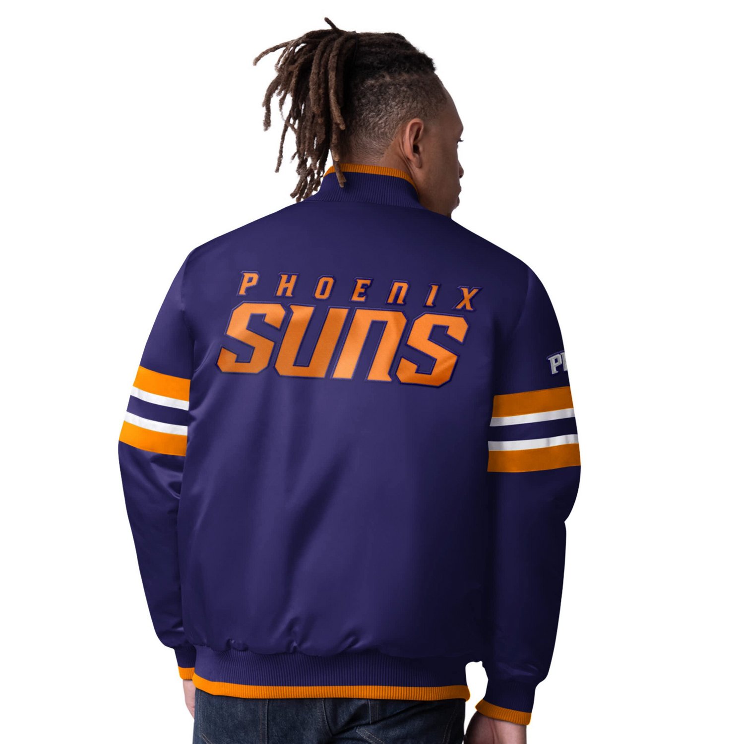 Starter Men's Phoenix Suns Scout Varsity Full-Snap Jacket - view number 2