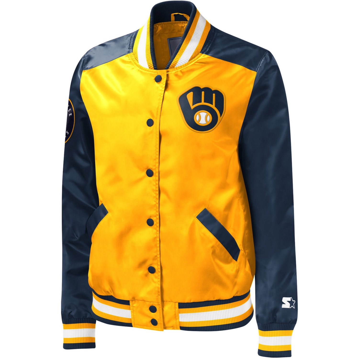 Starter Milwaukee Brewers The Legend Full-Snap Jacket - view number 2