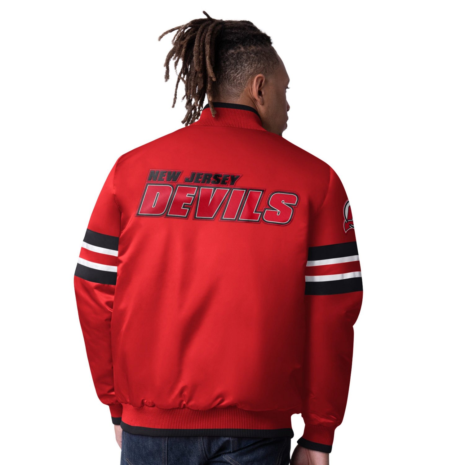 Starter New Jersey Devils Scout I Full-Snap Varsity Jacket - view number 2