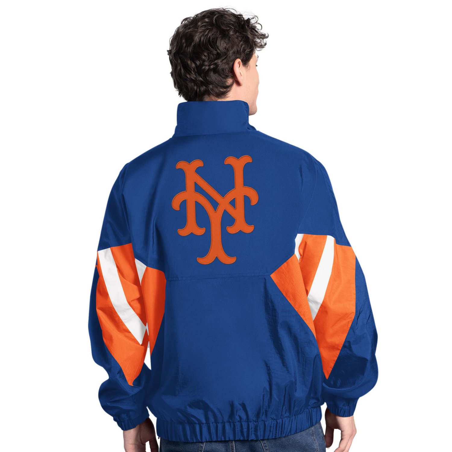 Starter New York Mets Cooperstown Chief Half-Zip Pullover                                                                        - view number 2