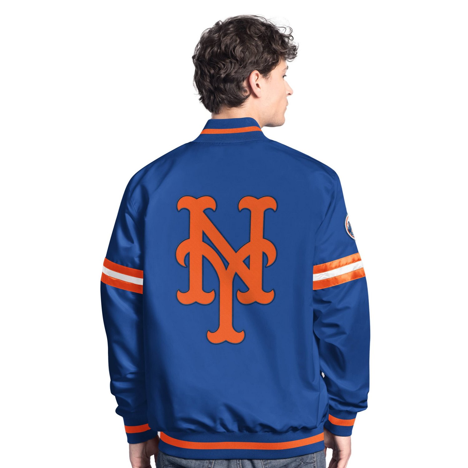Starter New York Mets Scout Full-Snap Varsity Jacket - view number 2