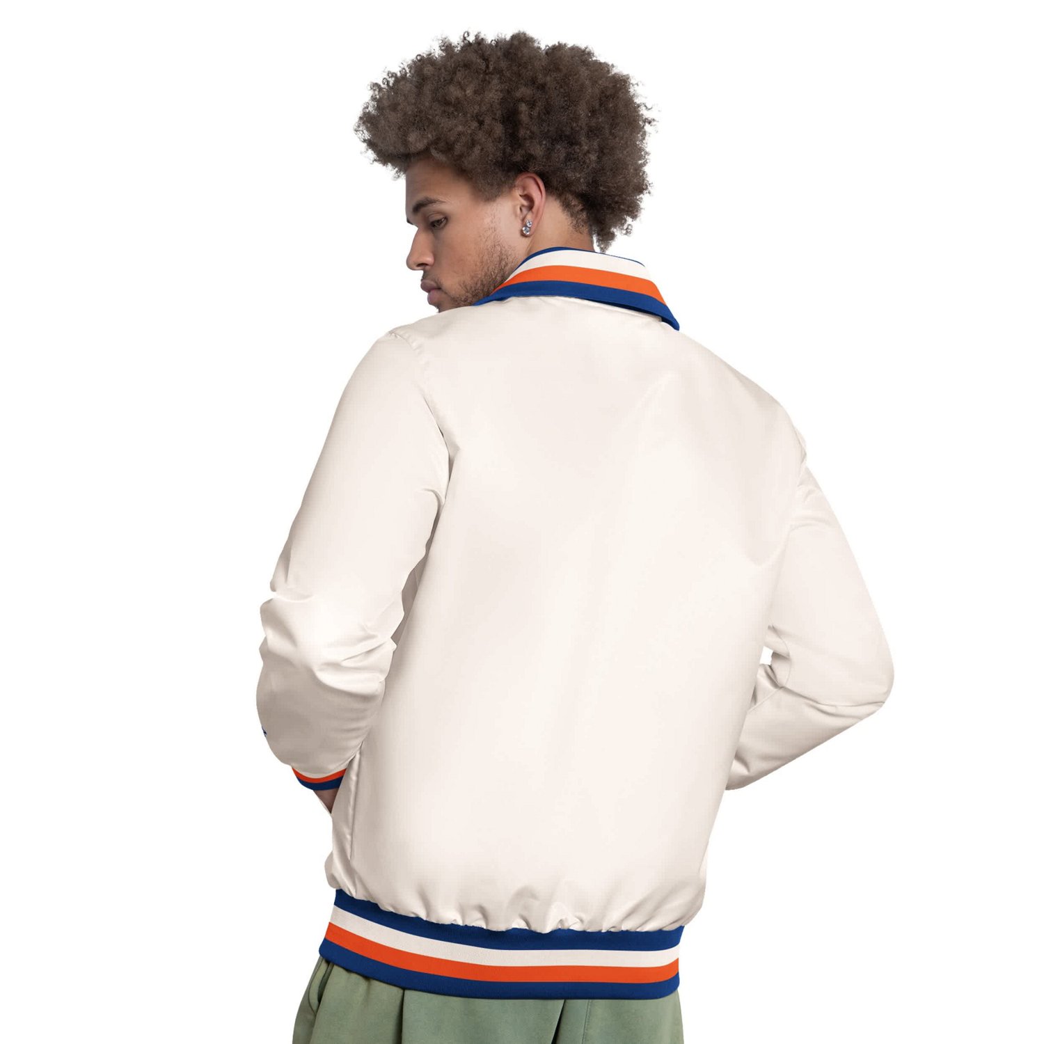 Starter New York Mets The Captain Cooperstown Logo Full-Zip Varsity Jacket - view number 2