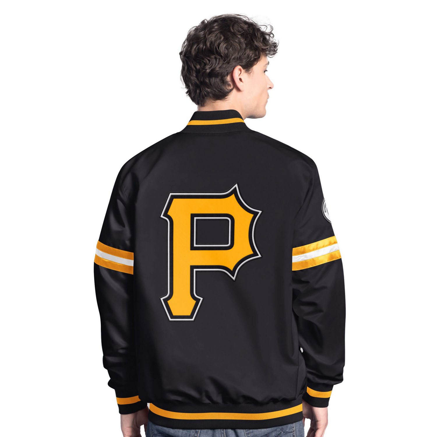 Starter Pittsburgh Pirates Scout Full-Snap Varsity Jacket - view number 2