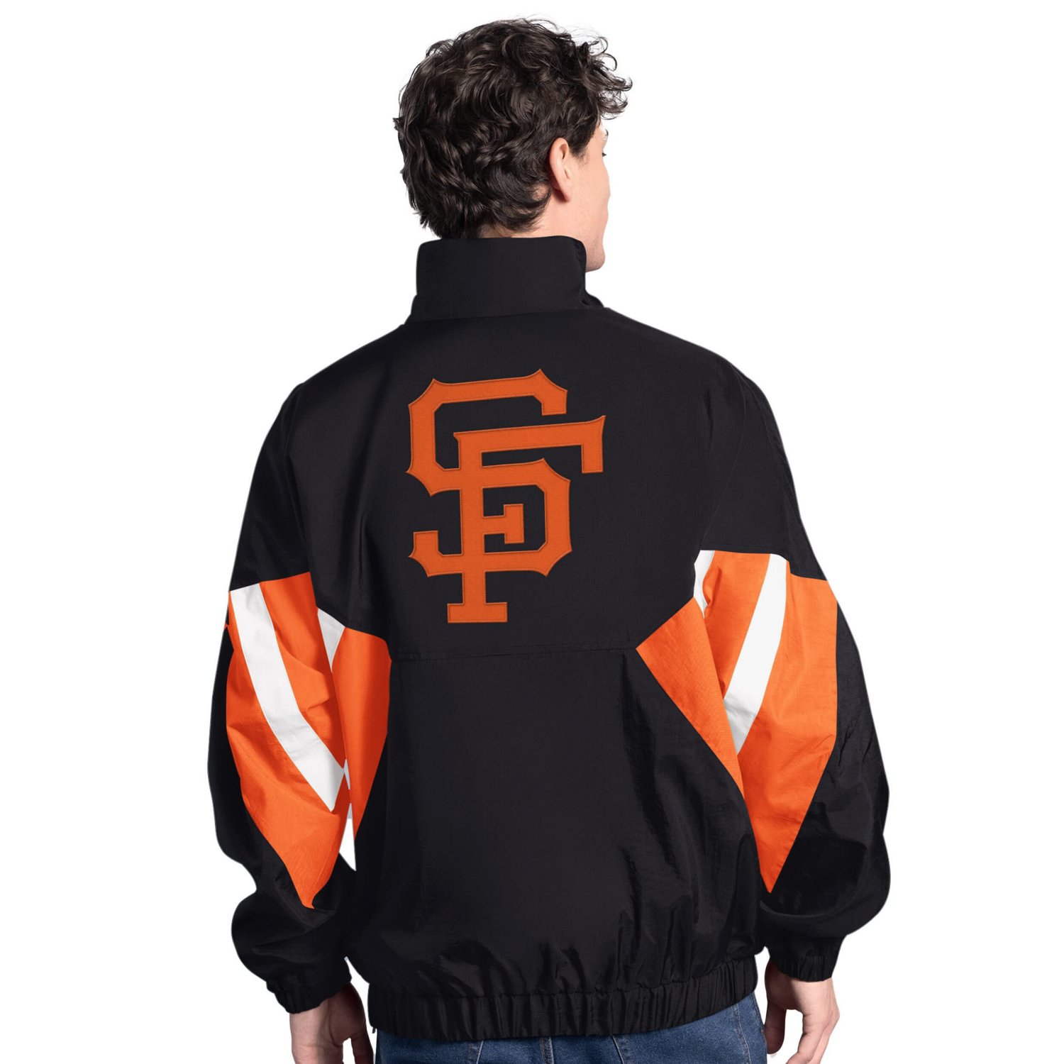 Starter San Francisco Giants Cooperstown Chief Half-Zip Pullover - view number 2