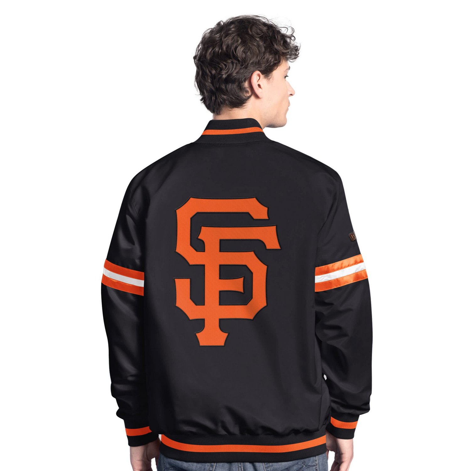 Starter San Francisco Giants Scout Full-Snap Varsity Jacket - view number 2