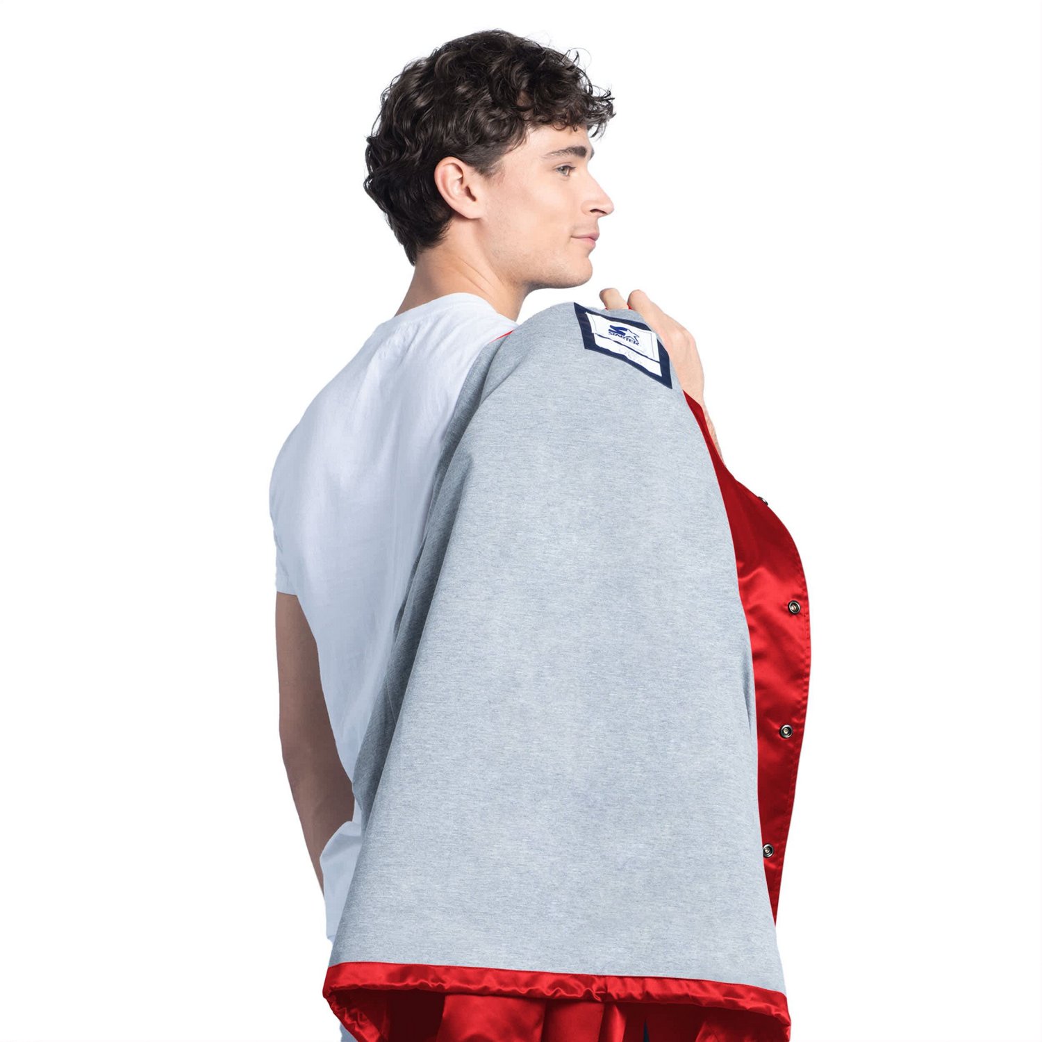 Starter St Louis Cardinals Cooperstown Collection Point Man Full-Snap Coaches Jacket - view number 3