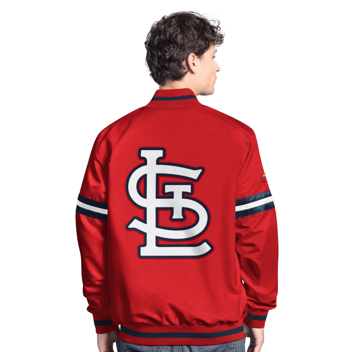 Starter St Louis Cardinals Scout Full-Snap Varsity Jacket