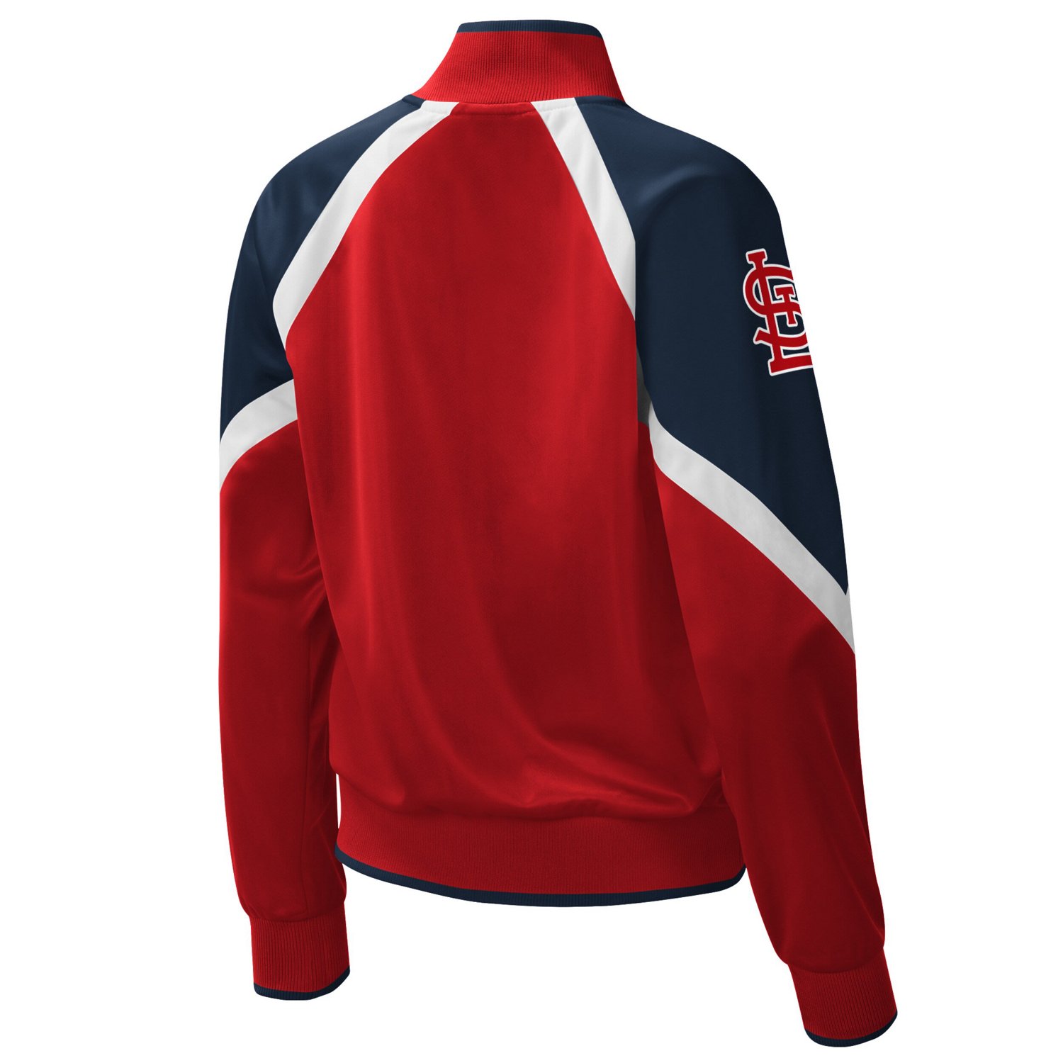 Starter St Louis Cardinals Touchdown Raglan Full-Zip Track Jacket - view number 3