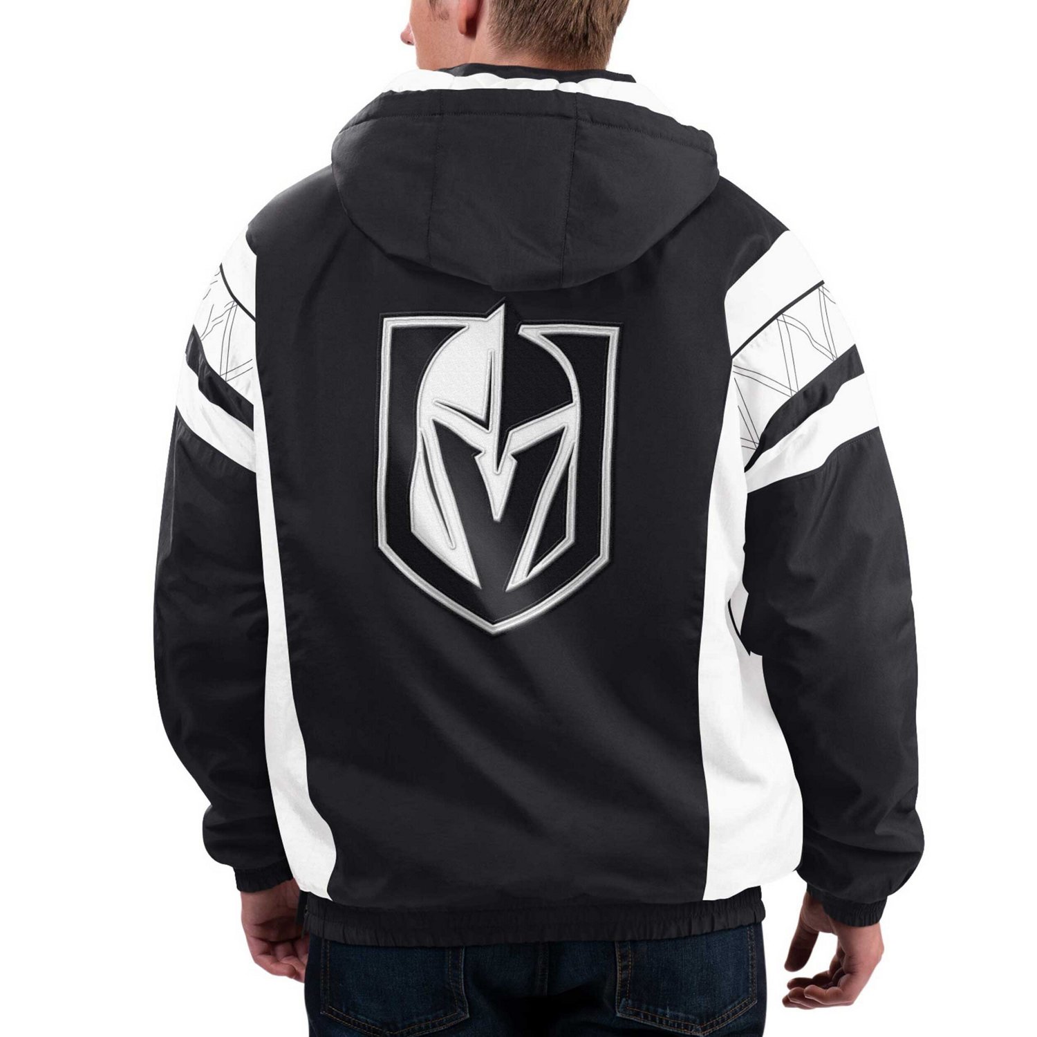 Starter Vegas Golden Knights Home Team Half-Zip Hoodie Jacket                                                                    - view number 2