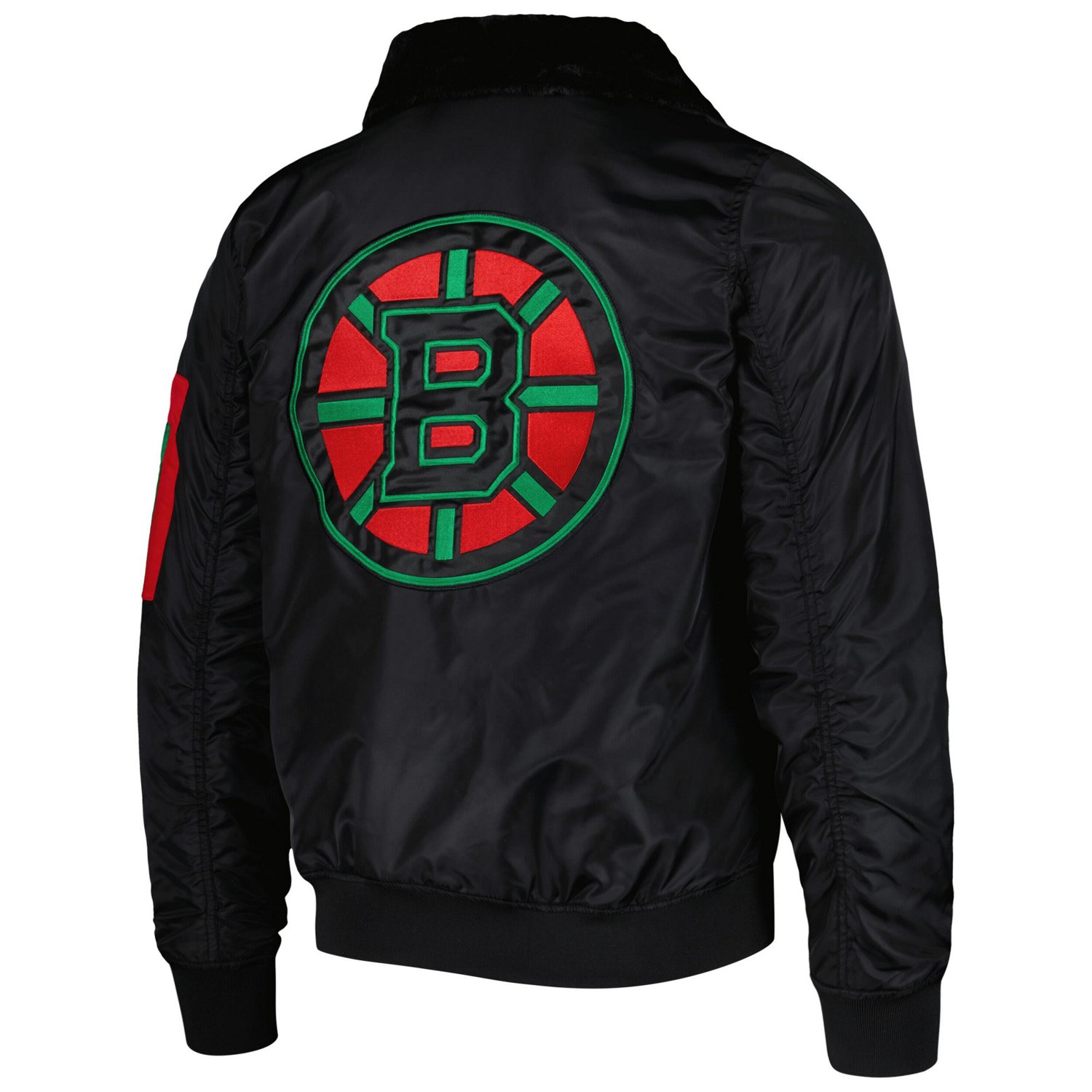 Starter x Ty Mopkins Boston Bruins History Month Varsity Full-Zip Jacket                                                         - view number 3