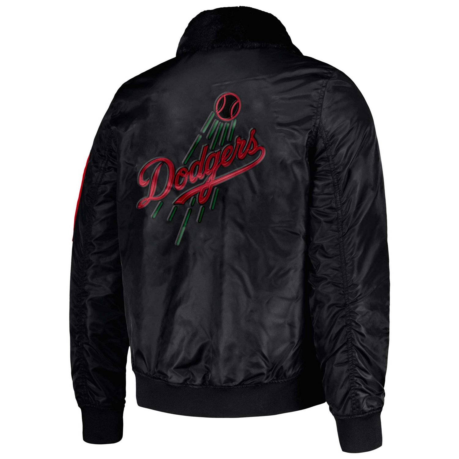 Starter x Ty Mopkins Los Angeles Dodgers History Month Satin Full-Zip Jacket - view number 3