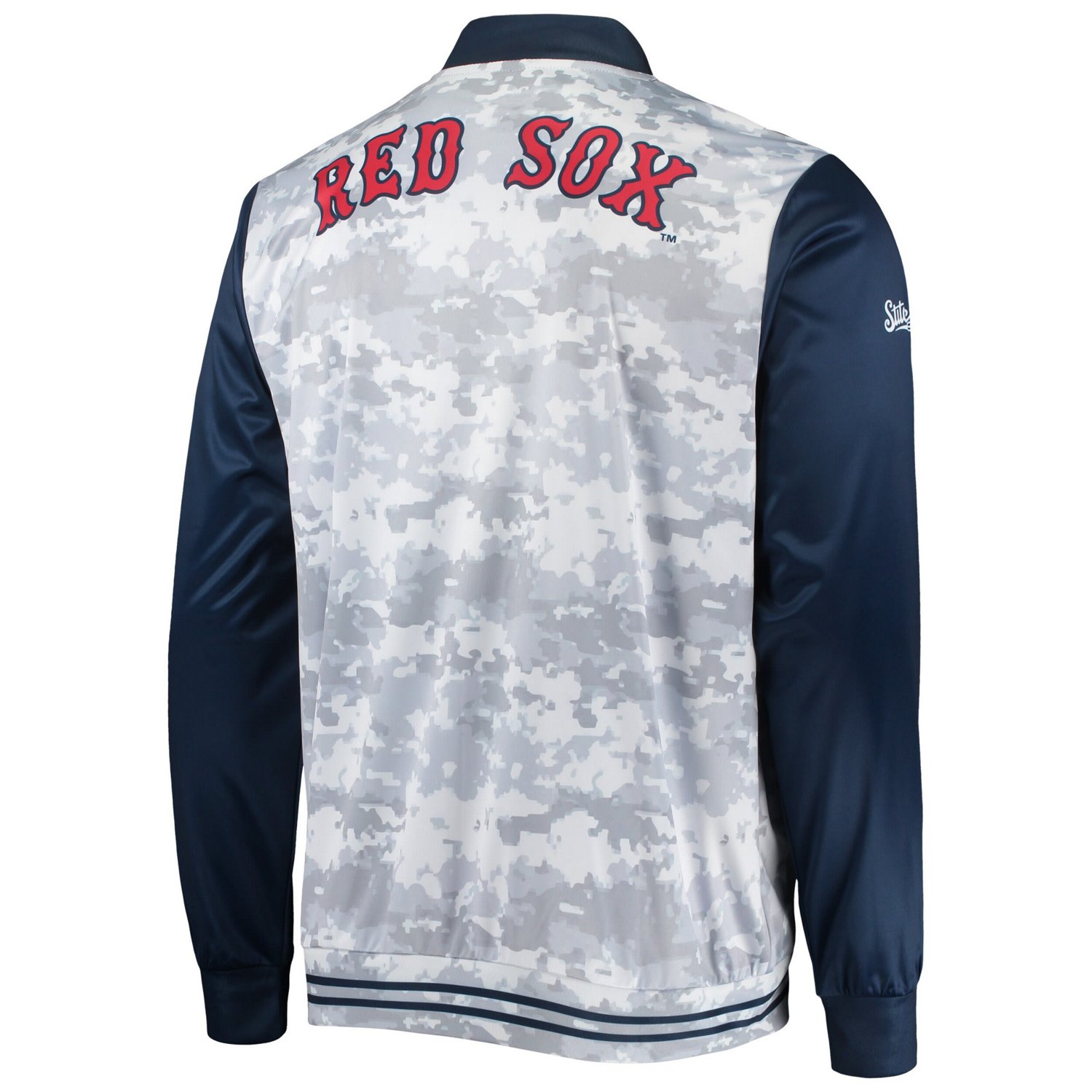 Stitches Boston Red Sox Camo Full-Zip Jacket - view number 3